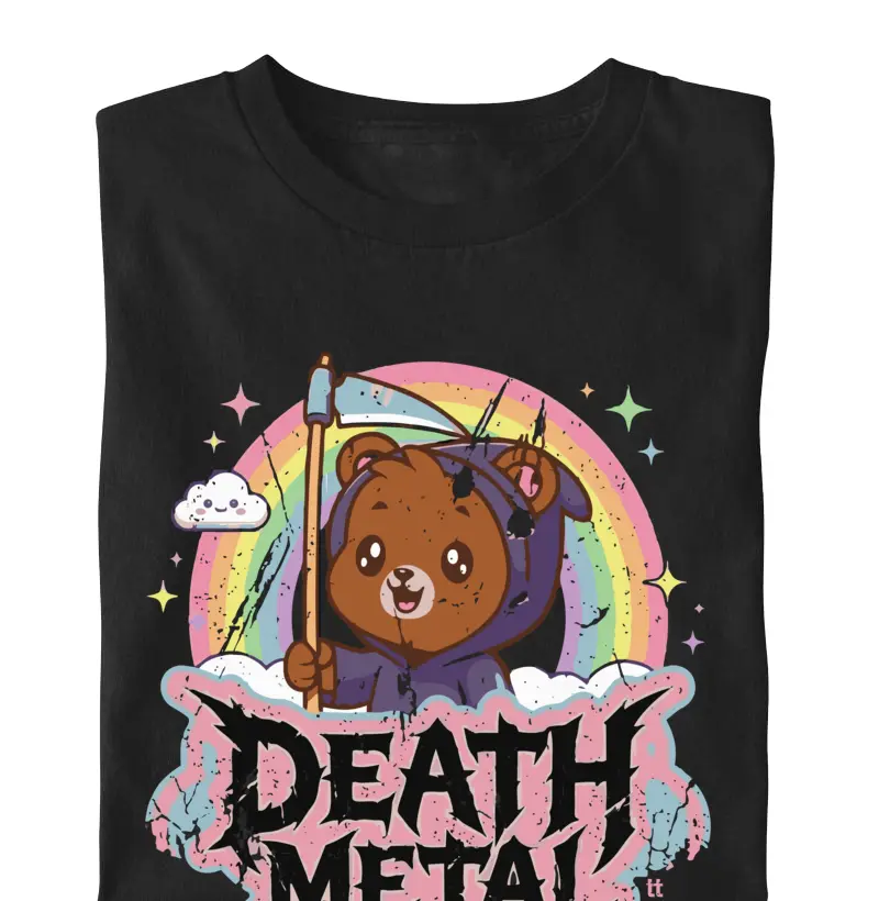 Camiseta Death Metal Kawaii | Últimas Palavras