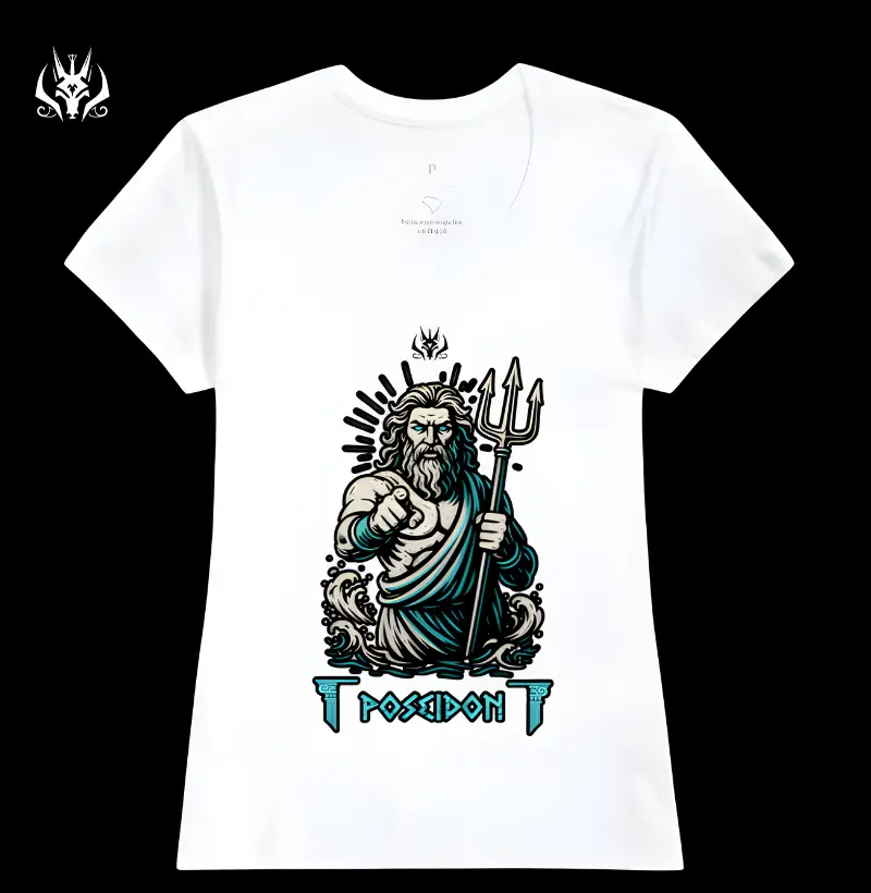Camiseta - Poseidon (Edição 12 Deuses Olimpianos)