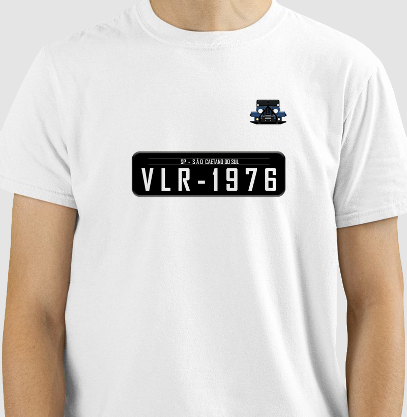 Camiseta Placa Anos Nascimento Jeep