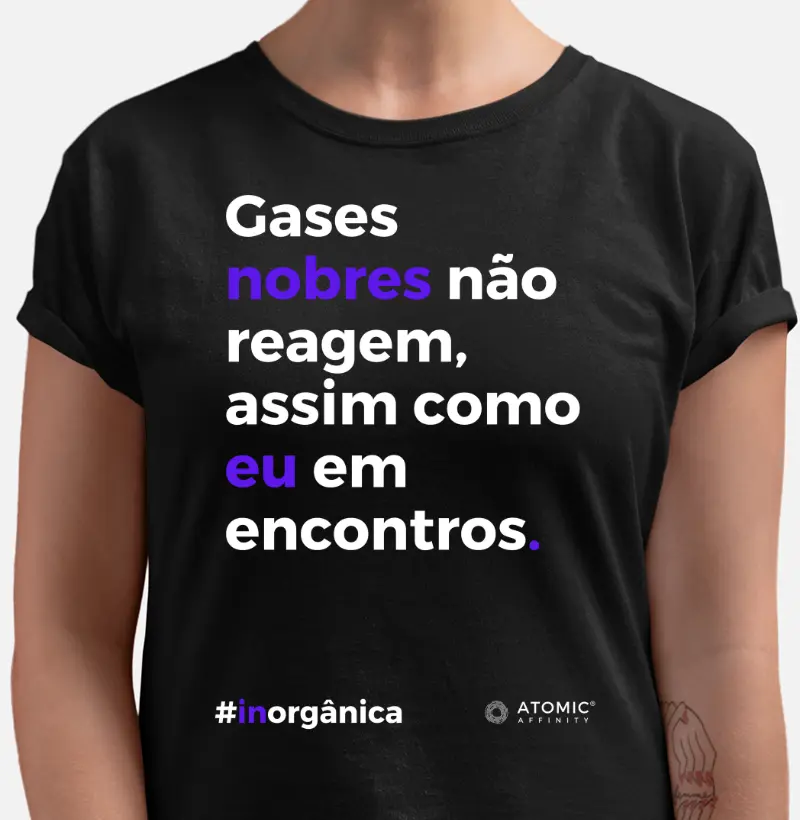 Gases nobres não reagem.