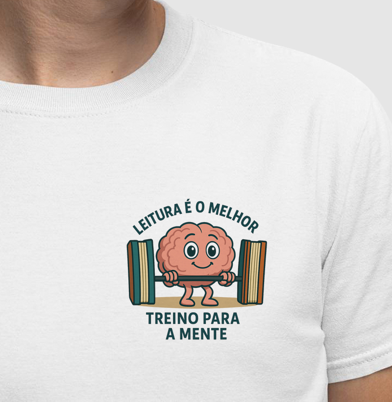 Camiseta | Leitura é o melhor treino