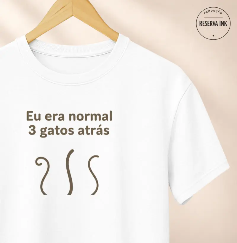 Eu era normal 3 gatos atrás
