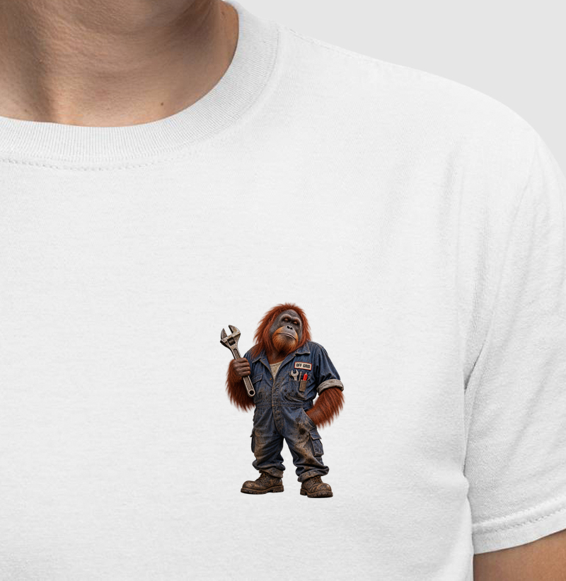 Orangotango Mecânico - Camiseta