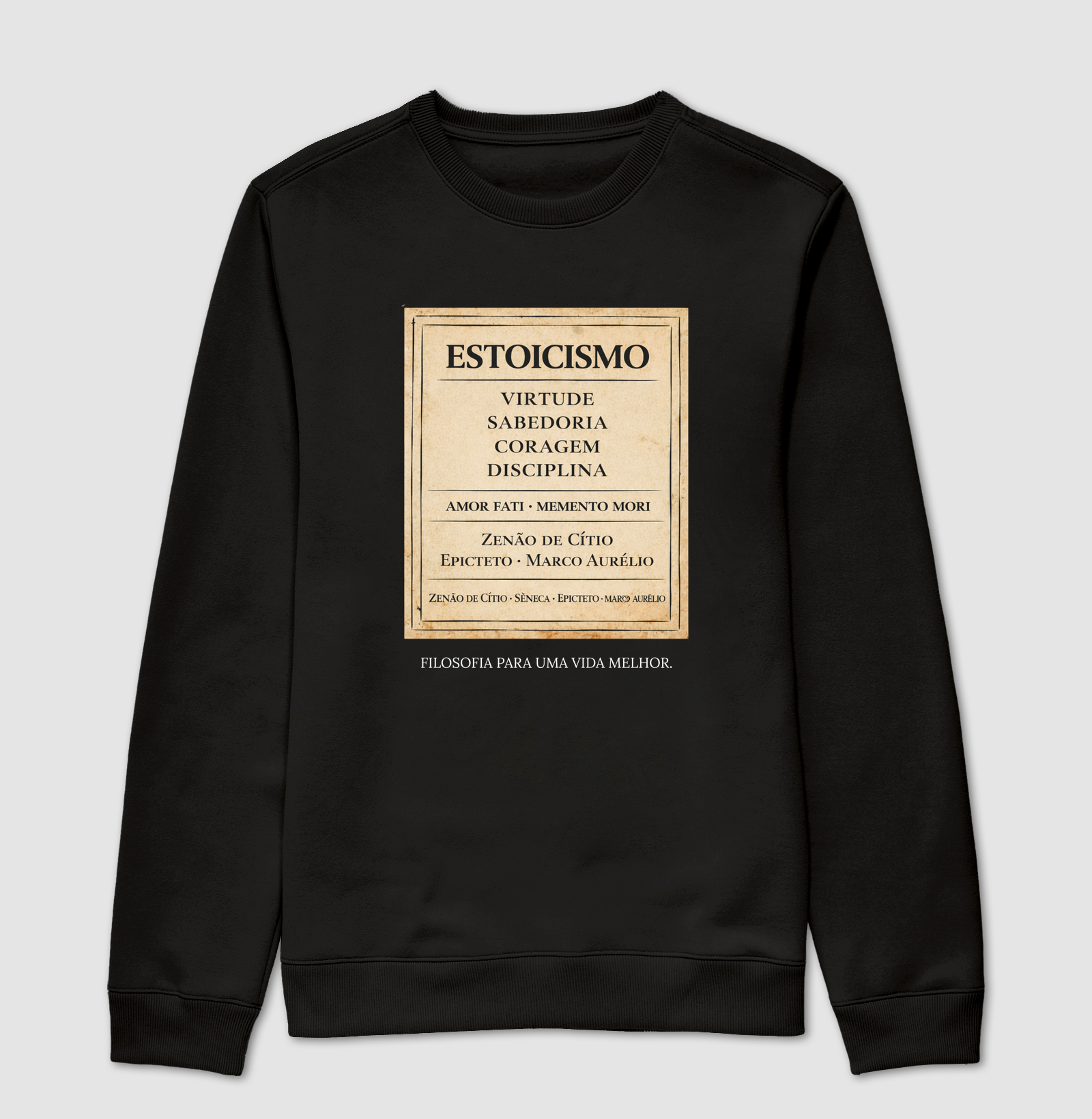 Estoicismo "The Stoic Code" - Suéter Moletom