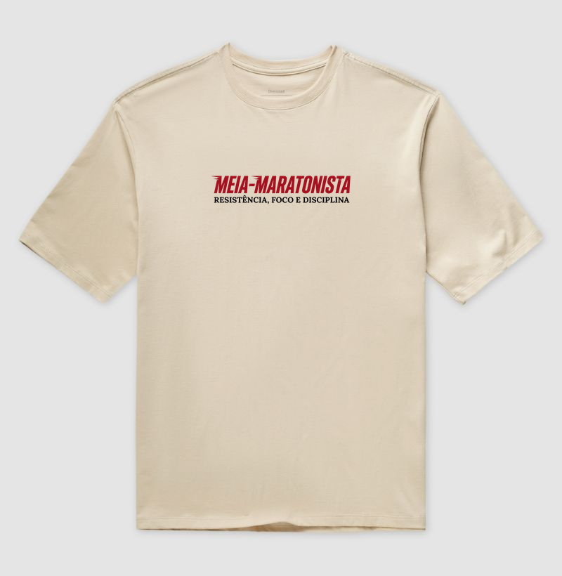 Camiseta Oversized Meia Maratonista