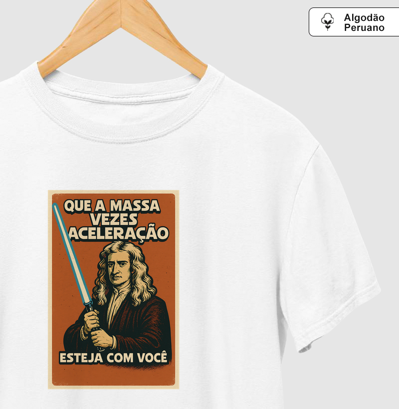 Camiseta Algodão Peruano May the Force Be With You