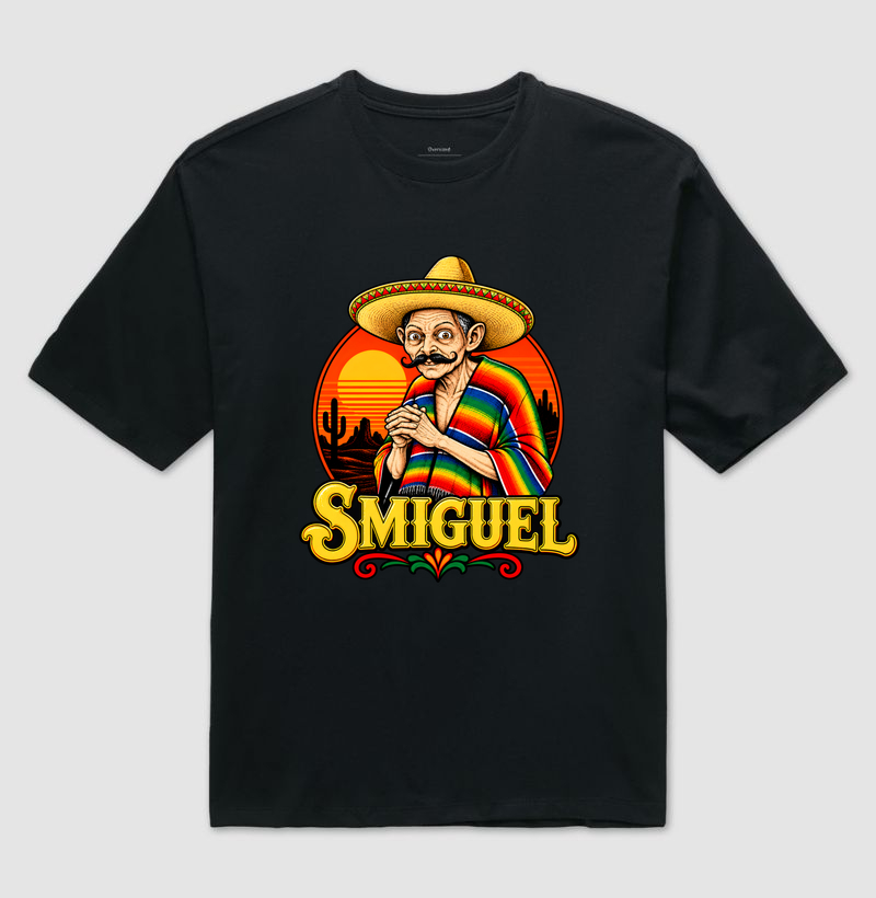 Smiguel - Camiseta Oversized