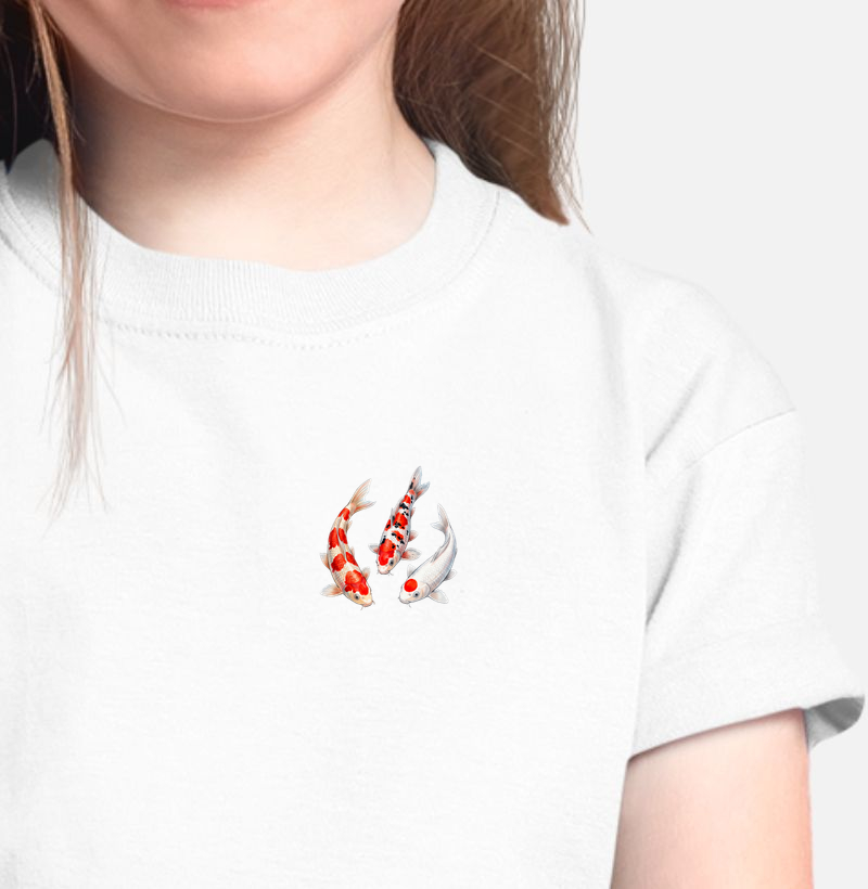 Peixes - Mini - Carpas Nishikigoi - Infantil - Camiseta Infantil