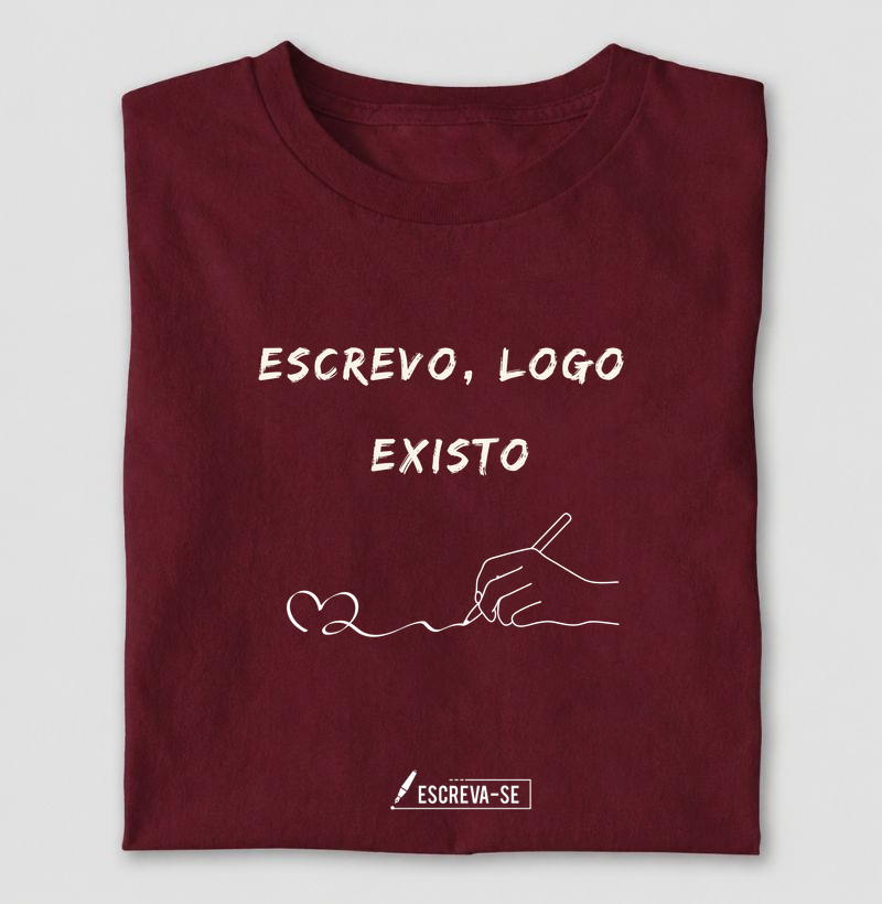 Escrevo, logo existo