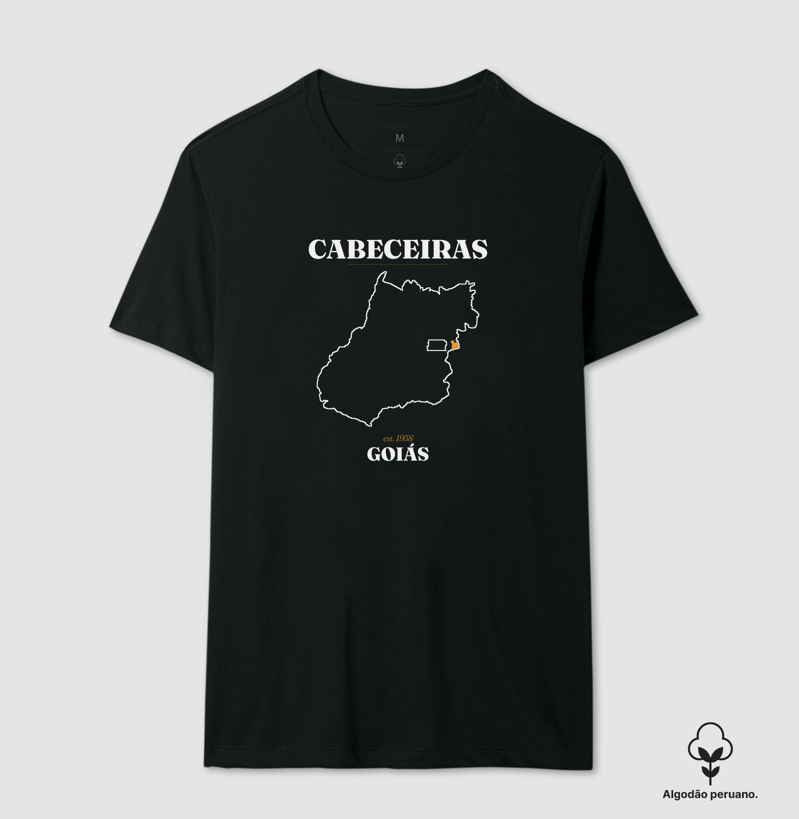 Cabeceiras | Legado GO - Camiseta Algodão Peruano