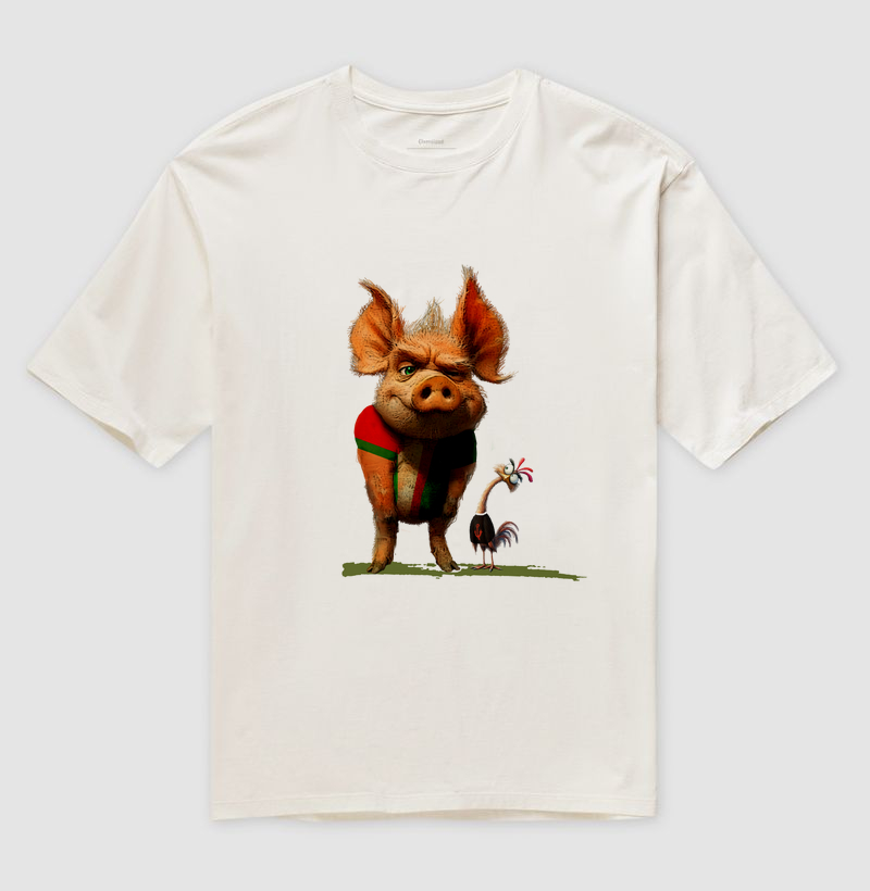 O Porco e a galinha (Desc. abaixo no PIX)