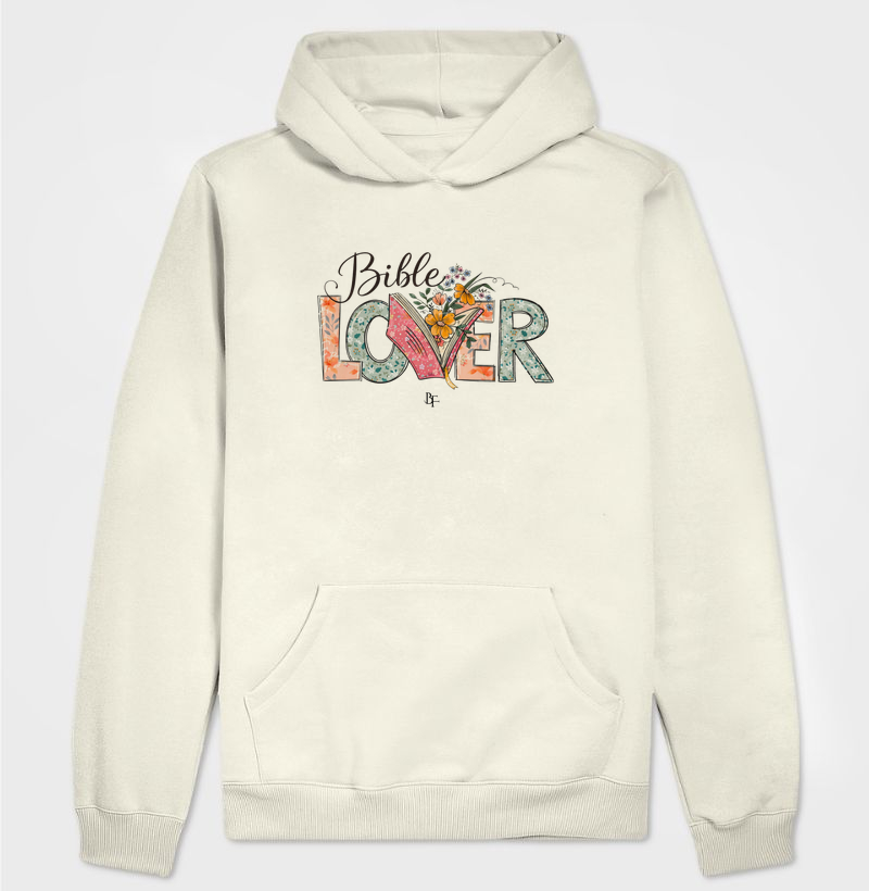 Bible Lover Floral - Hoodie Moletom