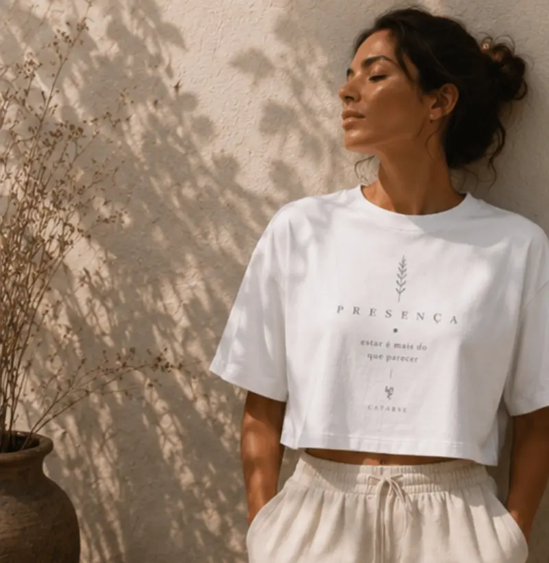 Cropped Presença — Coleção Essencial
