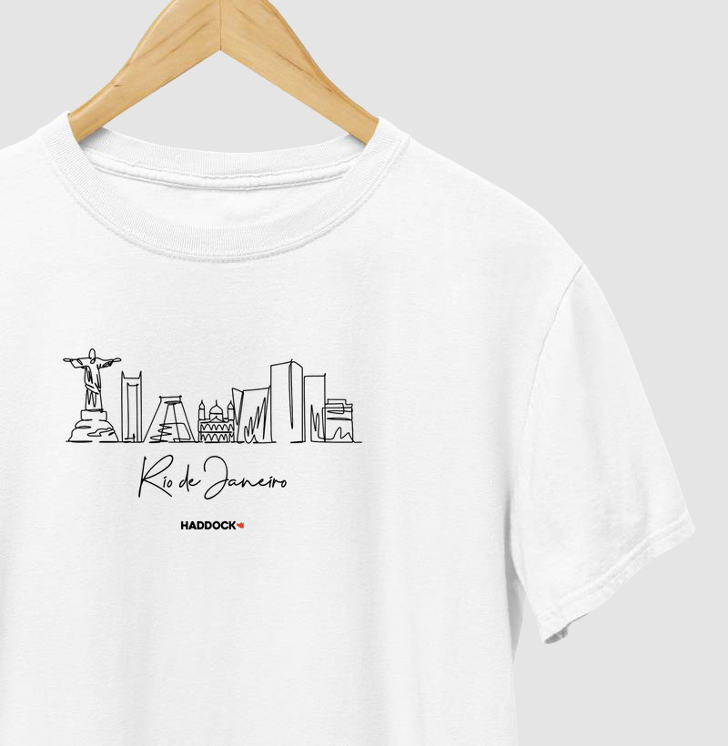 Camiseta Rio de Janeiro Linha Contínua