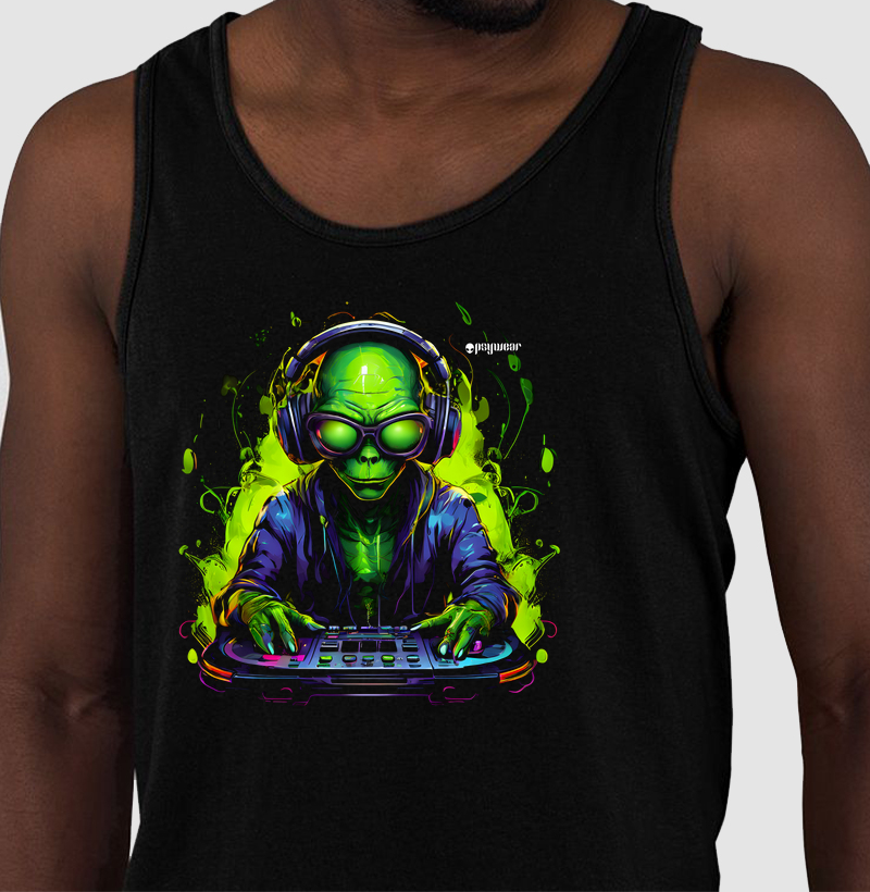 Alien DJ (verde)