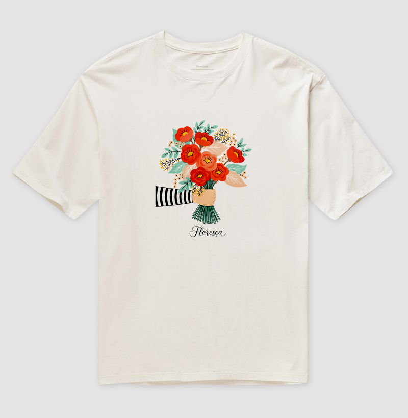 Camiseta Buquê de flores