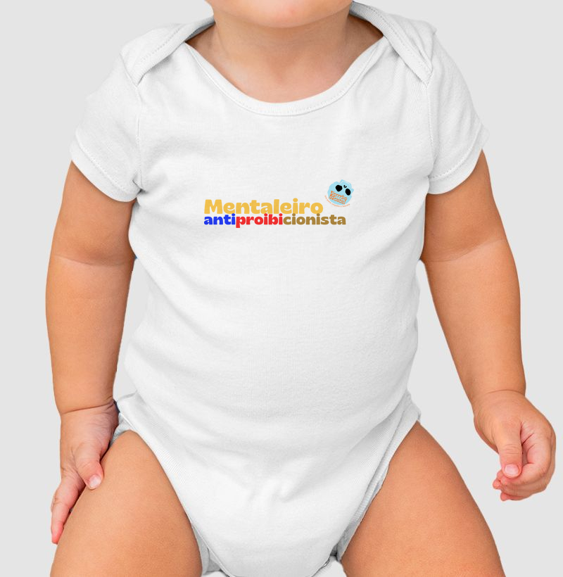Roupa de bebê Mentaleiro Antiproibicionista