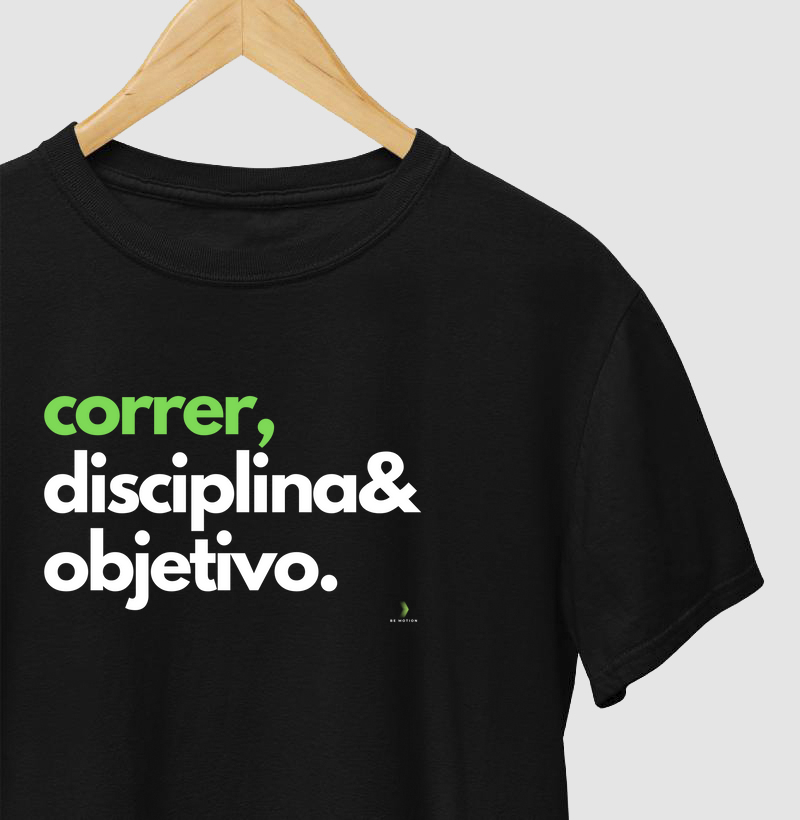 Correr, disciplina e objetivo