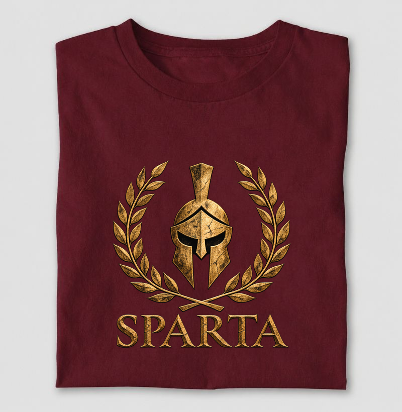 Sparta – Capacete Espartano - Camiseta