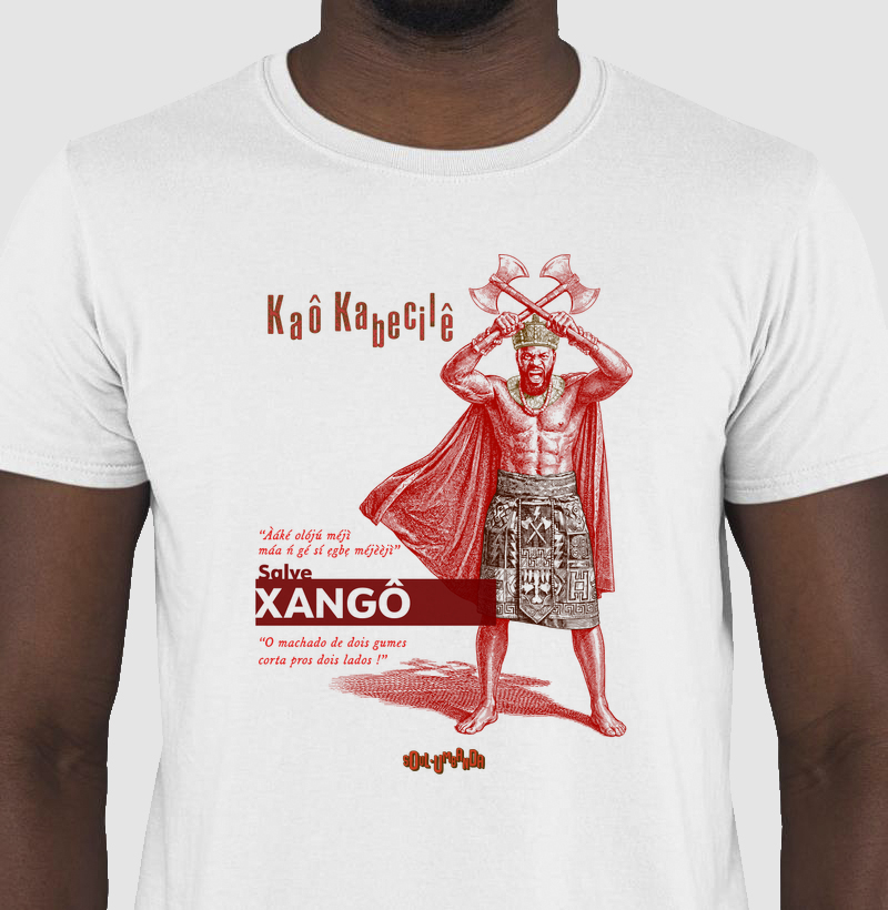 camiseta XANGÔ iorubá masculina