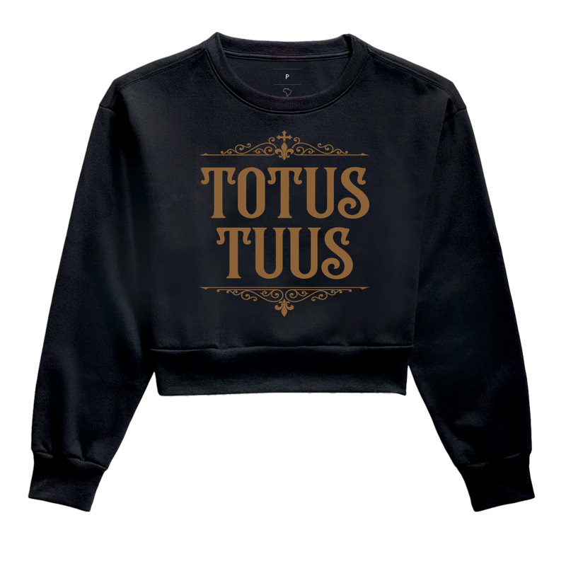 Totus Tuus - Cropped Moletom