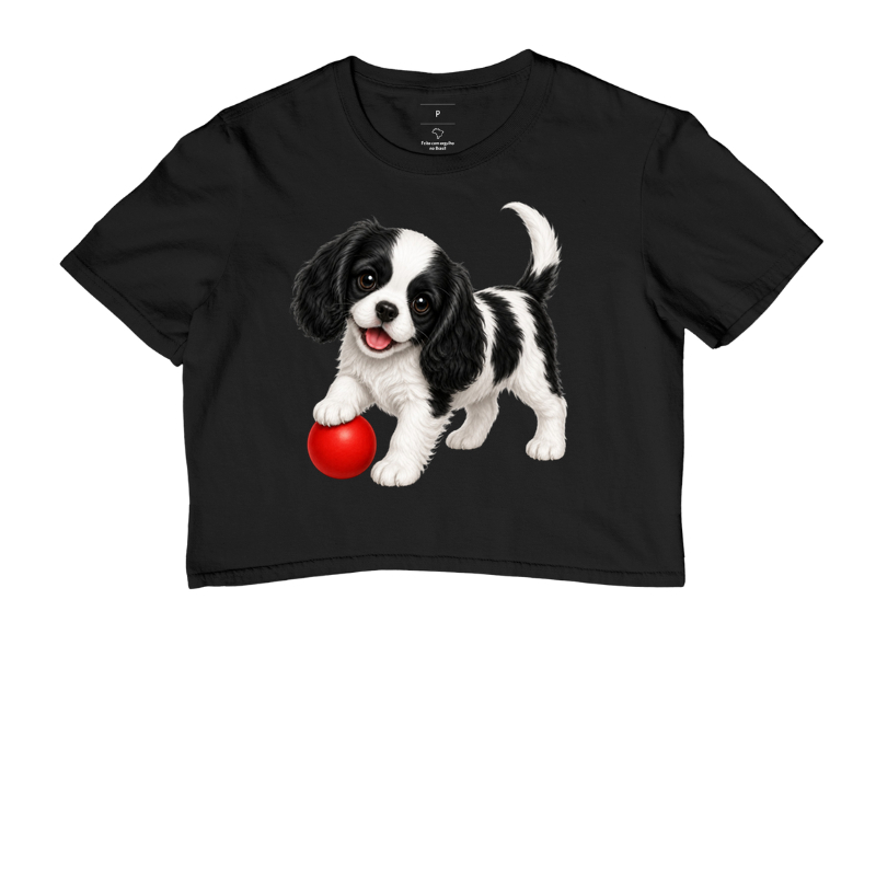 Cavalier King - Desenho Animado - Cropped