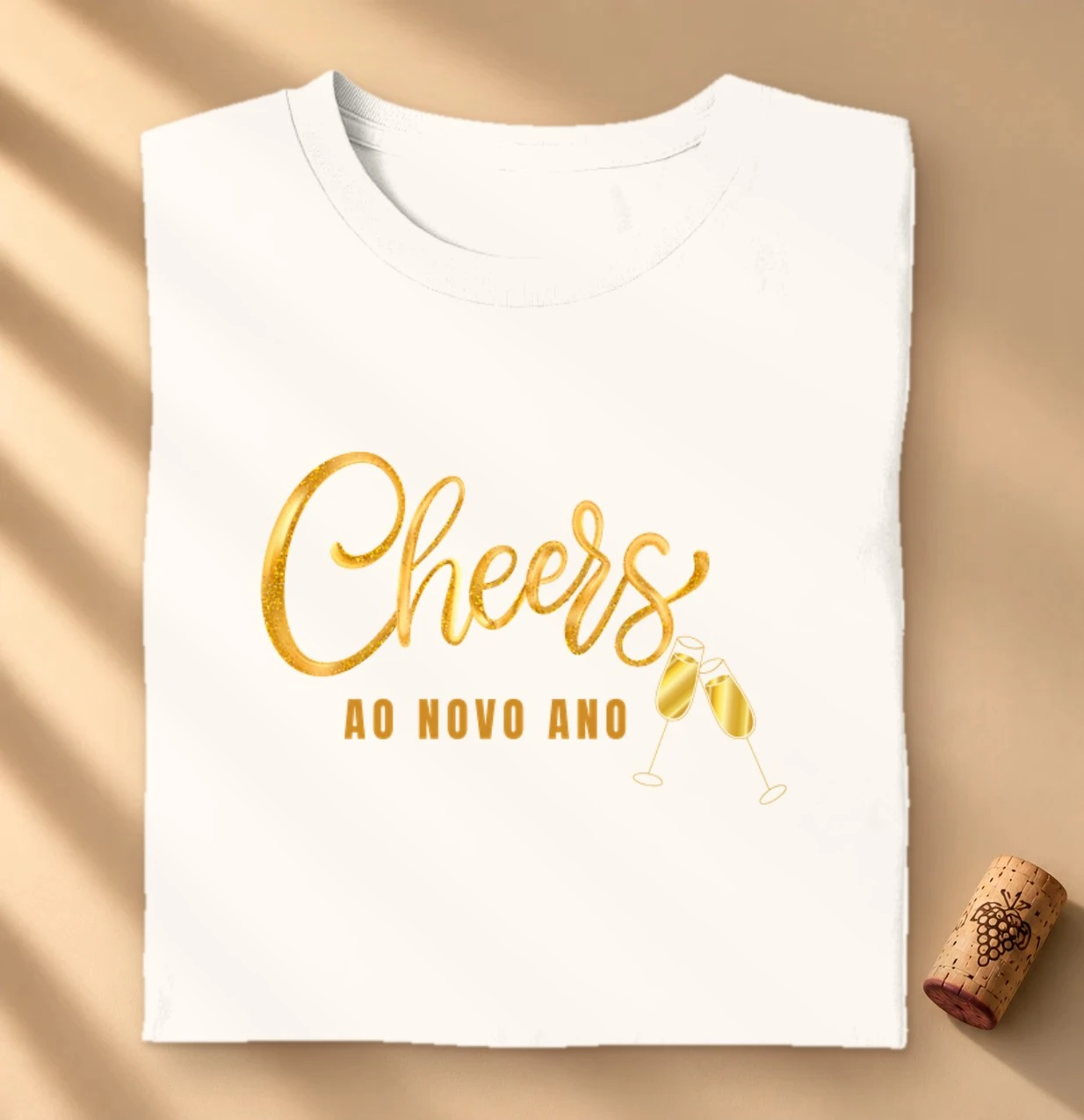 Camiseta Cheers ao Novo Ano