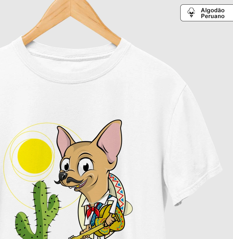 Camiseta Algodão Peruano Chihuahua 01