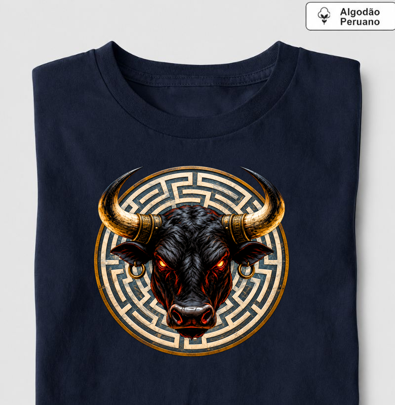 Minotauro — O Labirinto - Camiseta Algodão Peruano
