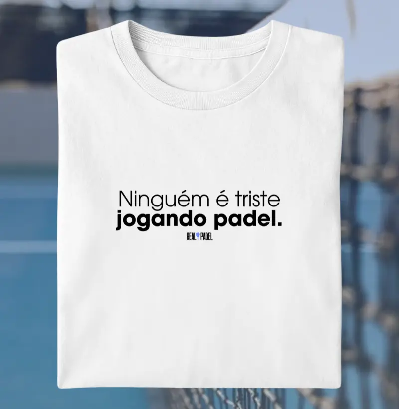 Ninguém é triste jogando padel
