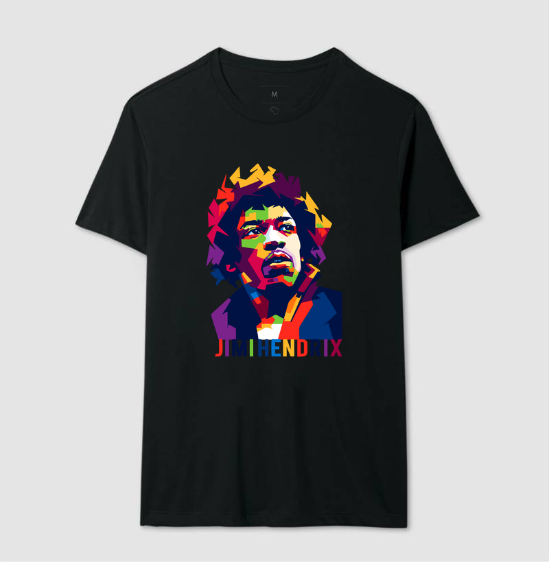 Camiseta Jimi Hendrix Colors