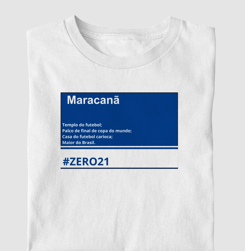 Camiseta Placa Maracanã