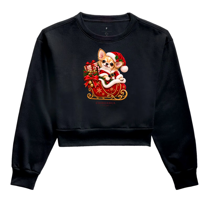 Trenó Noel  - Cropped Moletom