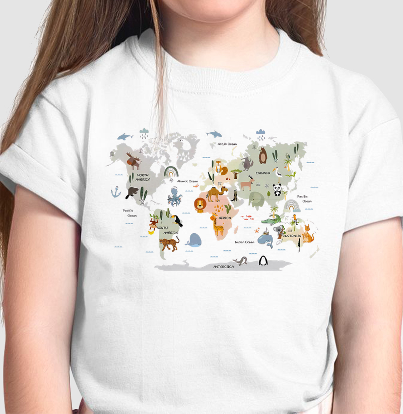 Mapa Mundí Animais
