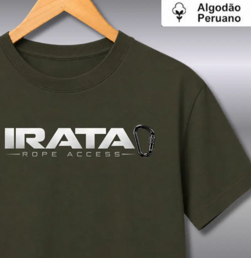 IRATA no Peito - Camiseta Algodão Peruano