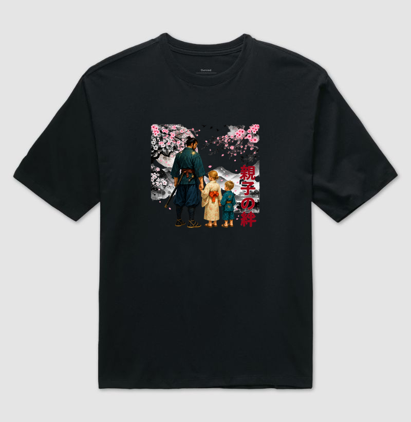 Laços de Honra – 親子の絆 - Camiseta Oversized