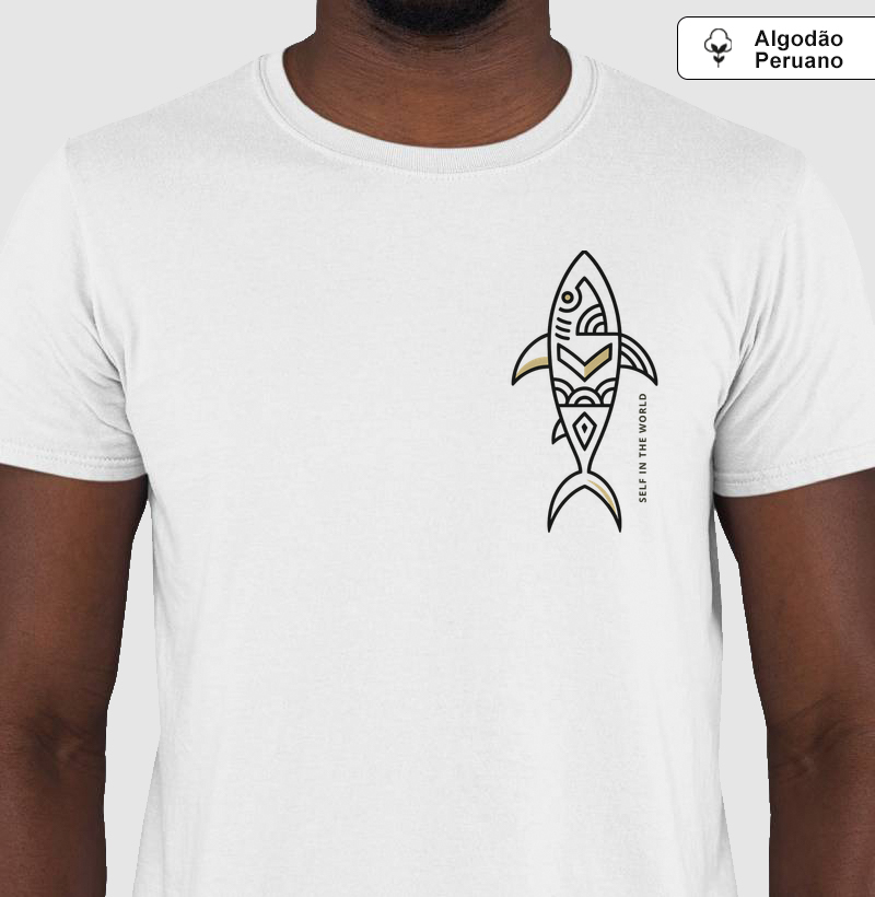 TOTEM SHARK - Camiseta Algodão Peruano