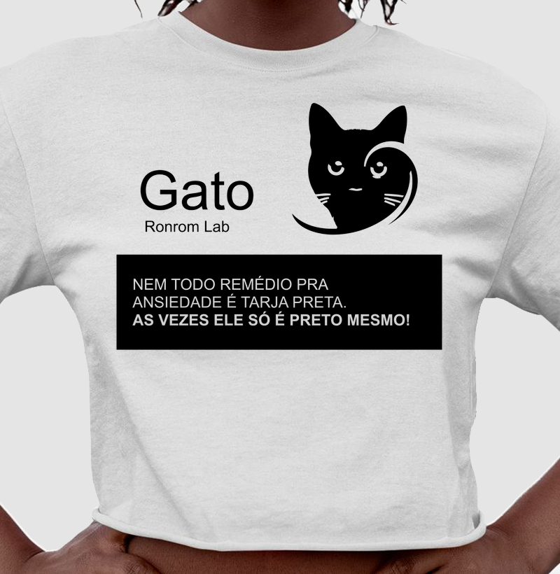 Nem todo remédio pra ansiedade é tarja preta. As vezes ele só é preto mesmo!