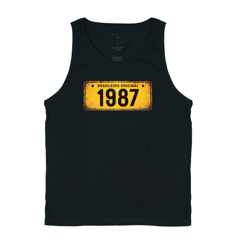 Placa Amarela 1987