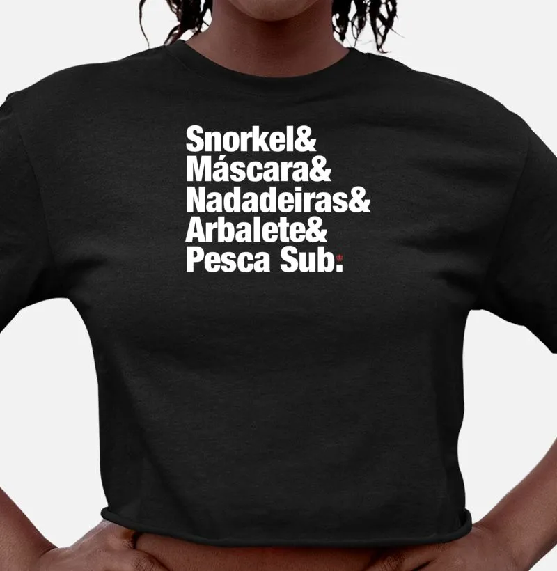 Camisa Cropped &Pesca Sub