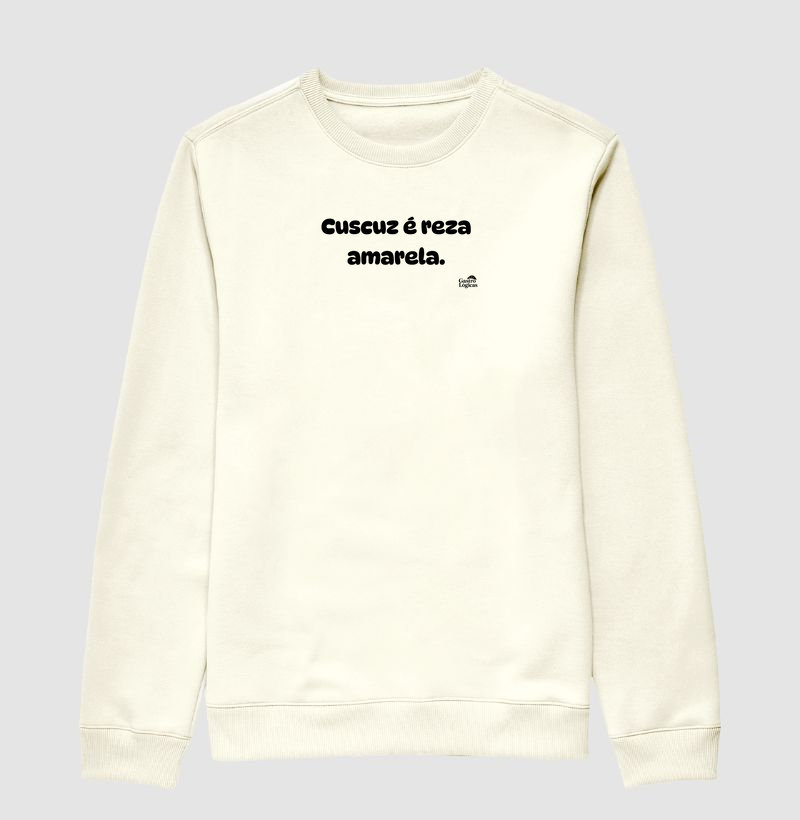 Cuscuz é reza amarela.