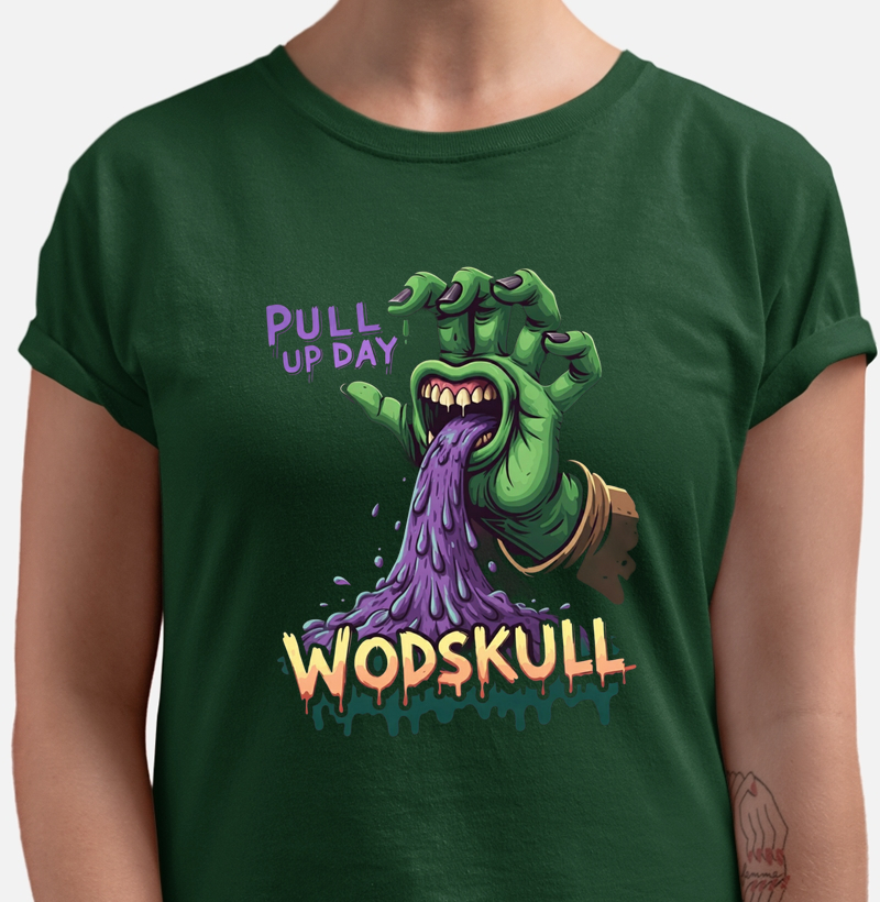 Camiseta Wodskull Pull Up Hand Zombie