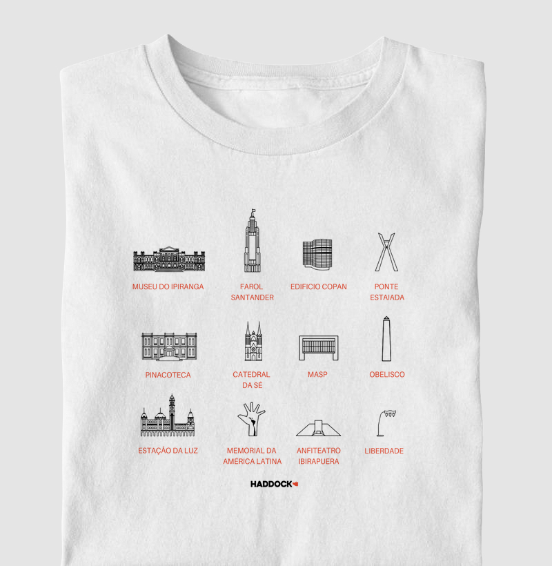 Camiseta Ícones Paulistas