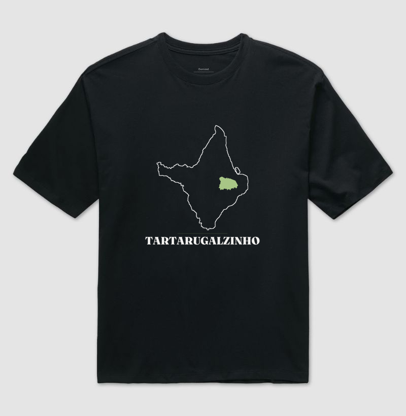 Tartarugalzinho | Traço AP - Camiseta Oversized