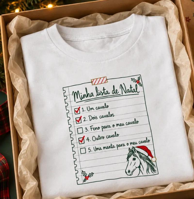 Lista de Natal  - Camiseta