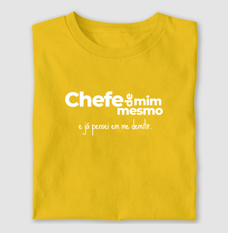 chefe de mim mesmo