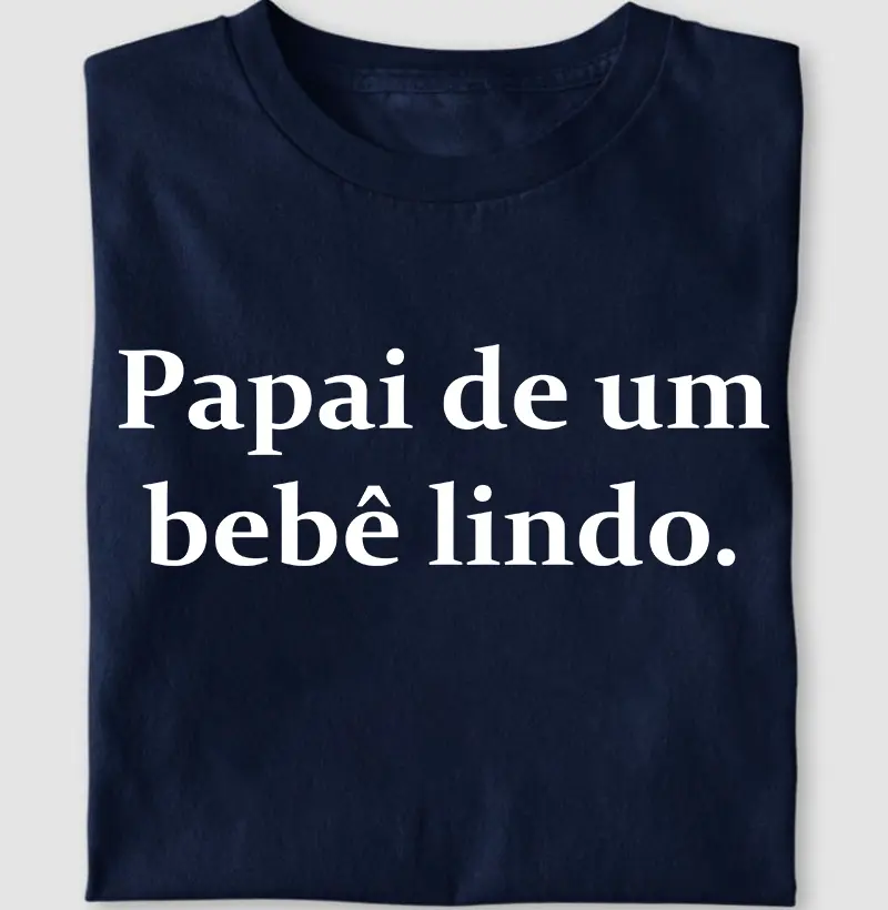 Pai de um bebe lindo