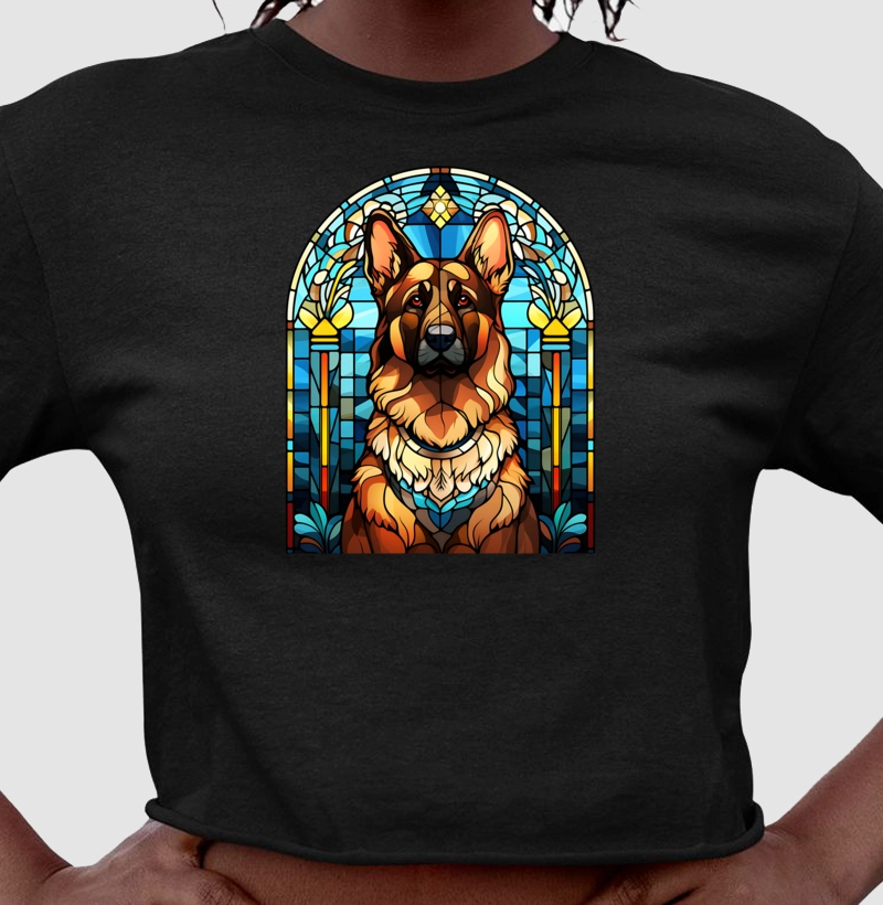 Pastor Alemão Vitral II - Crooped