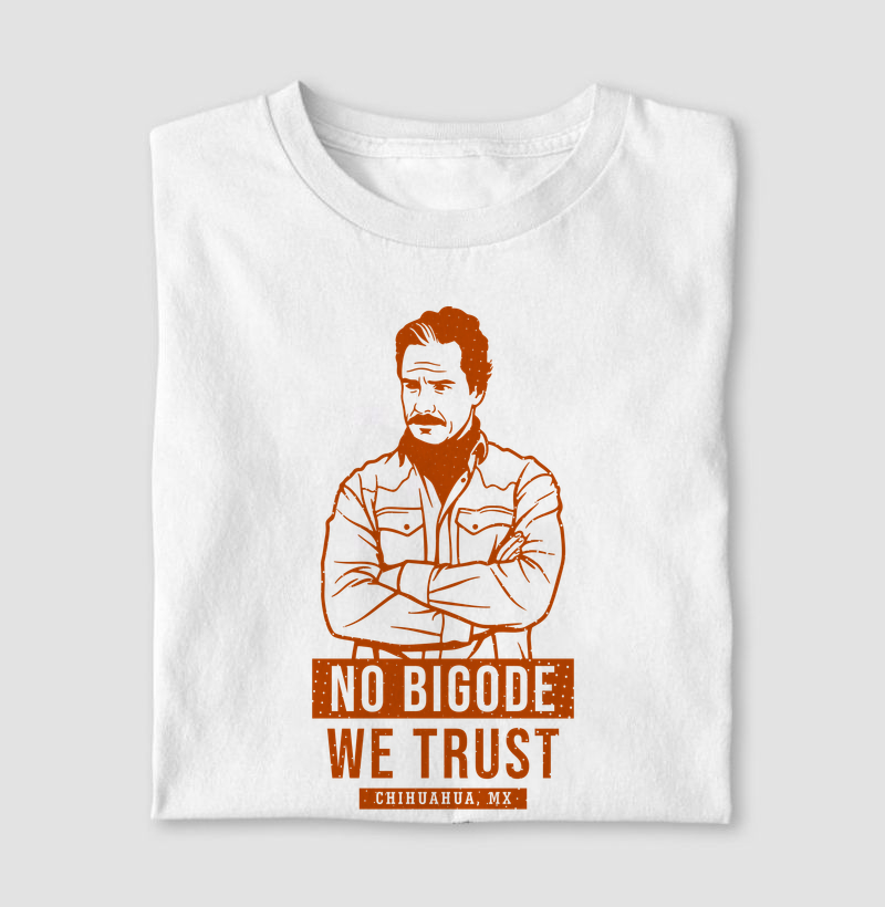 Camiseta No Bigode We Trust – Desert Edition