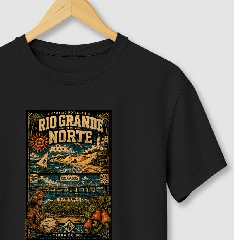 Camiseta Paraiso Potiguar (Versão 02) 